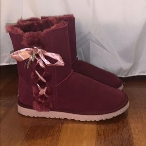 Burgundy & Pink Ugg’s